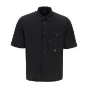 C.p. Company Short Sleeve Shirts Black, Herr