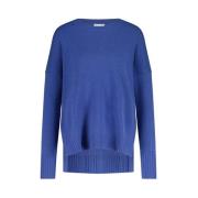 Van Kukil Round-neck Knitwear Blue, Dam