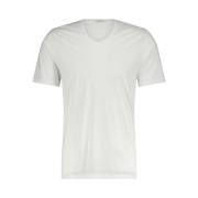 Stefan Brandt Klassisk V-ringad T-shirt White, Herr