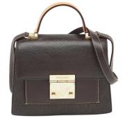 Carolina Herrera Pre-owned Pre-owned Laeder handvskor Brown, Dam