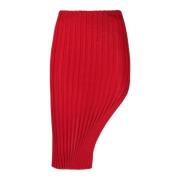 A. Roege Hove Midi Skirts Red, Dam