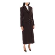 Dolce & Gabbana Single-Breasted Coats Brown, Dam