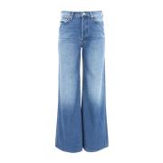 Mother Wide Jeans Blue, Dam