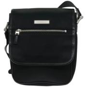 Burberry Vintage Pre-owned Tyg crossbodyvskor Black, Dam