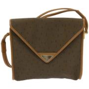 Yves Saint Laurent Vintage Pre-owned Canvas crossbodyvskor Brown, Dam