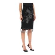 DES Phemmes Pencil Skirts Black, Dam