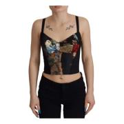 Dolce & Gabbana Sleeveless Tops Multicolor, Dam