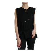 Dolce & Gabbana Sleeveless Tops Black, Dam