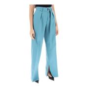 Jil Sander Straight Trousers Blue, Dam