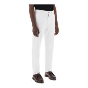 Closed Slim-fit Trousers White, Herr