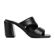 Sergio Rossi Spongy Sandal Black, Dam