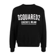 Dsquared2 Sweatshirts Black, Herr