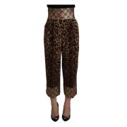 Dolce & Gabbana Cropped Trousers Brown, Dam