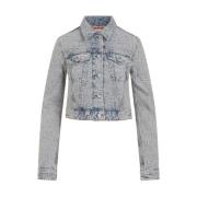 Acne Studios Denim Jackets Blue, Dam