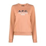 A.p.c. Rose Poudre Sweatshirt Pink, Dam