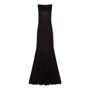 Cortana Tallulah, silke stretch tyl kjol Black, Dam