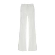 7 For All Mankind Wide Jeans White, Dam