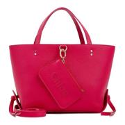 Chloé Fizzy Pink Small East West Tote Pink, Dam