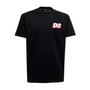 Dsquared2 Svart Regular Fit T-shirt Black, Herr