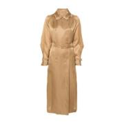 Max Mara Belted Coats Brown, Dam