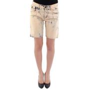 Dolce & Gabbana Denim Shorts Beige, Dam