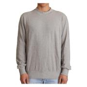 Dolce & Gabbana Round-neck Knitwear Gray, Herr