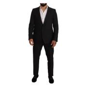 Dolce & Gabbana Single Breasted Suits Black, Herr