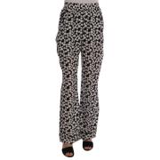 Dolce & Gabbana Wide Trousers Multicolor, Dam