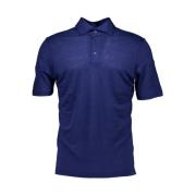 Gran Sasso Polo Shirts Blue, Herr