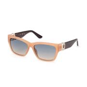 Guess Sunglasses Brown, Dam