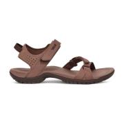 Teva Flat Sandals Brown, Dam