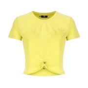 Elisabetta Franchi T-Shirts Yellow, Dam