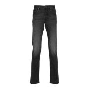 Incotex Jeans Black, Herr