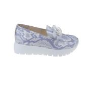 Wonders Lila Silver Rose Dam Moccasin Rea Multicolor, Dam