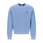 Maison Kitsuné Huvtröja Sweatshirt Blue, Herr