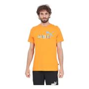 Puma T-Shirts Orange, Herr