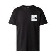 The North Face Fin Svart T-shirt Black, Herr
