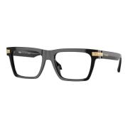 Versace Stiliga Glasögon Svart GB1 Ram Black, Herr