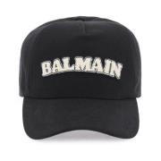 Balmain Caps Black, Herr