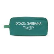Dolce & Gabbana Tvättpåse med logotyp Green, Herr