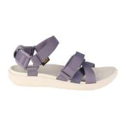 Teva Flat Sandals Purple, Dam