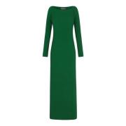 Cortana Sammy, lång smaragdgrön klänning Green, Dam