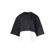 Jacquemus Pre-owned Pre-owned Polyester toppar Blue, Dam