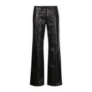 Rotate Birger Christensen Wide Trousers Black, Dam