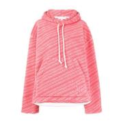 JW Anderson Rosa Relaxed Fit Sweatshirt Pink, Dam