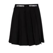 Vetements Short Shorts Black, Dam