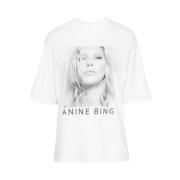 Anine Bing T-Shirts White, Dam