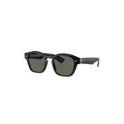 Oliver Peoples Svarta solglasögon för dagligt bruk Black, Unisex