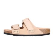 Birkenstock Uji Nubuck Sandaler Beige, Dam