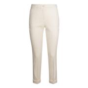 Etro Cropped Trousers Beige, Dam